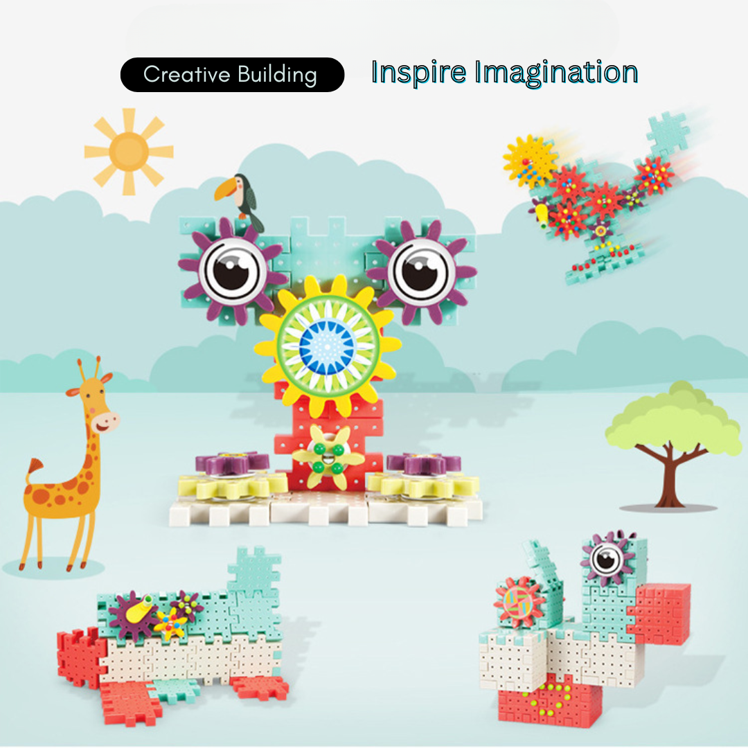 DIY 3D Gear Building Blocks Puzzle for Kids (7–14 Yrs) - Image 6