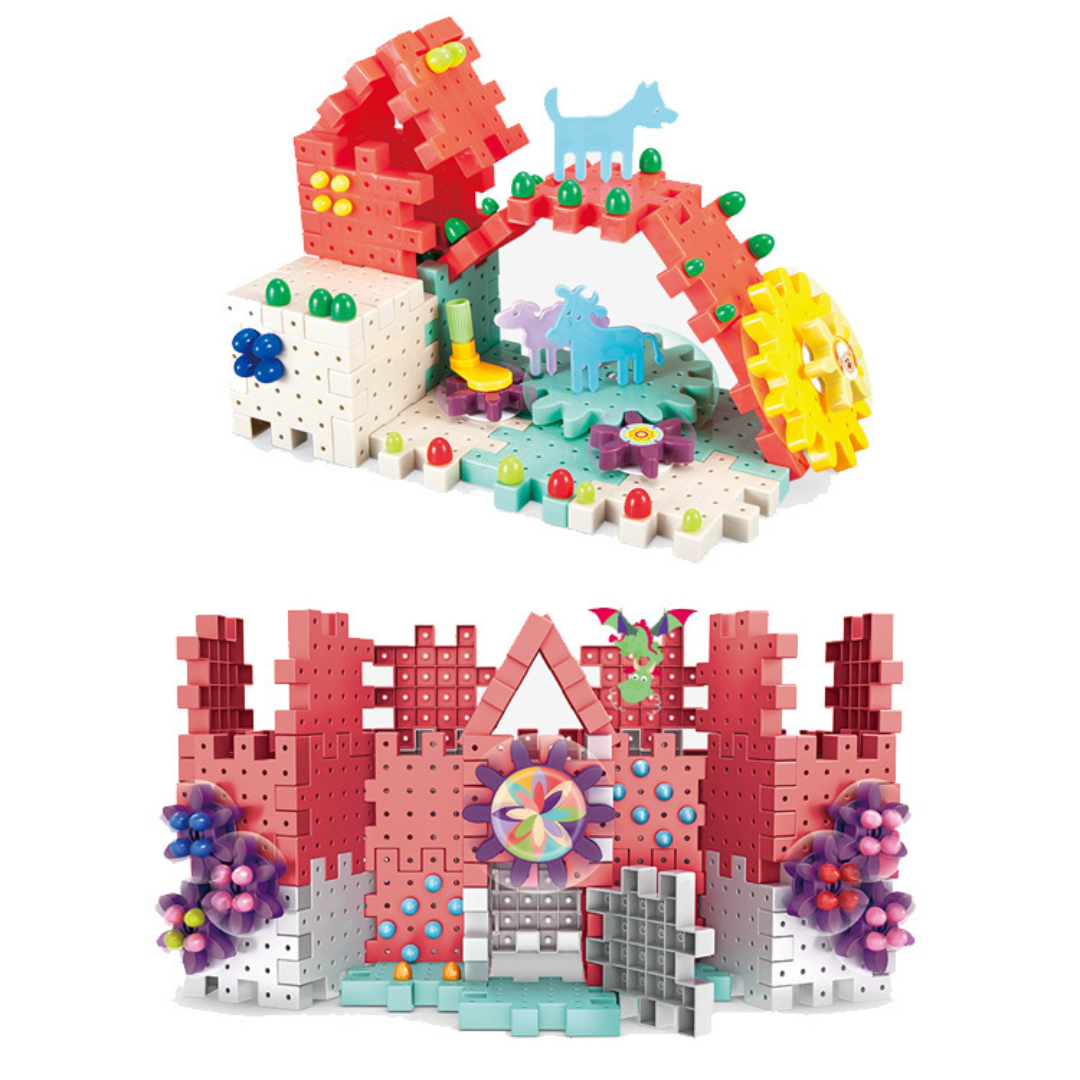 DIY 3D Gear Building Blocks Puzzle for Kids (7–14 Yrs)